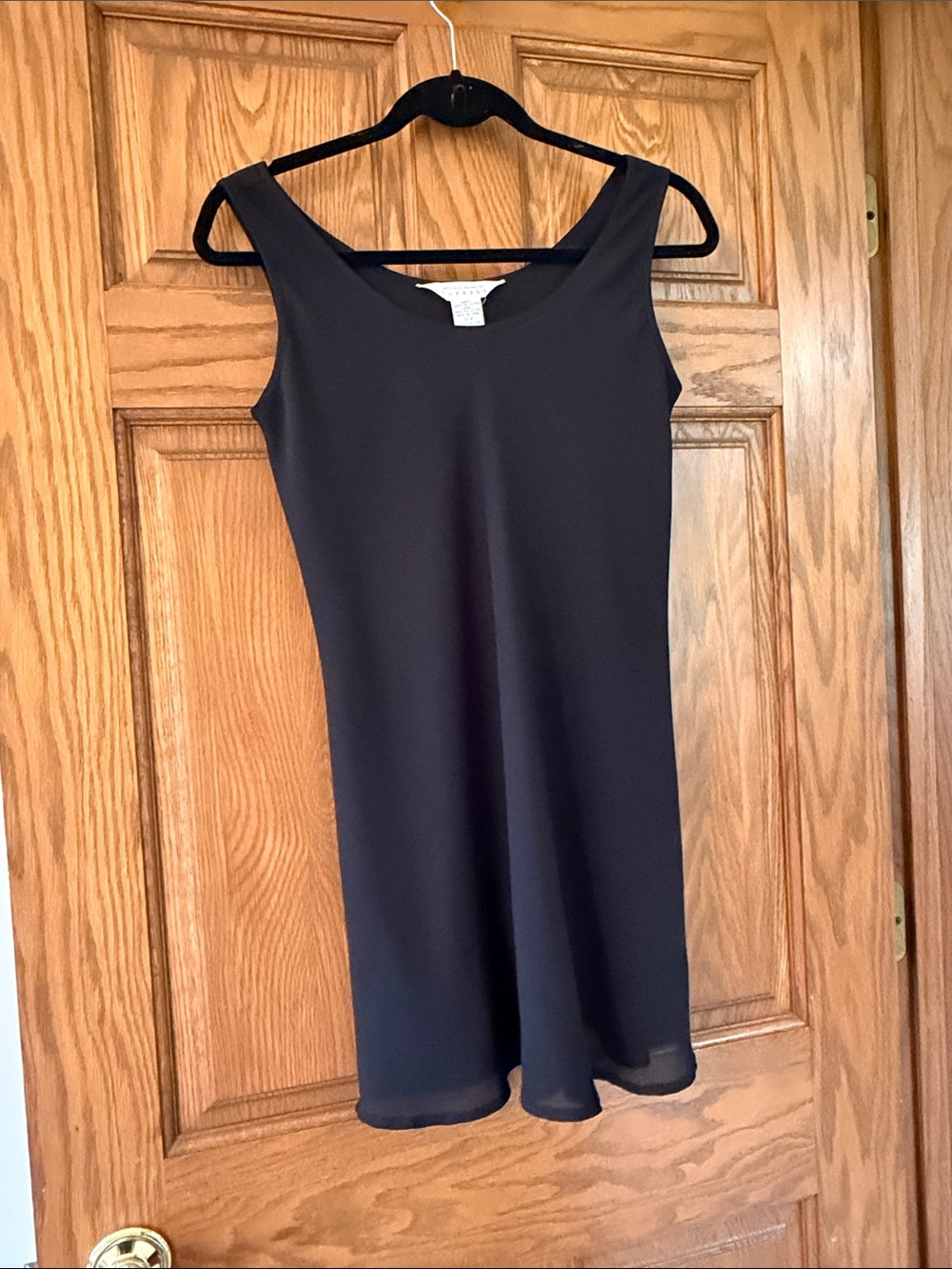 Express Black Sleeveless Mini Shift Dress extra small
